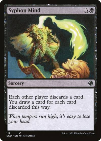 Syphon Mind SCD-111 Starter Commander Decks Magic card