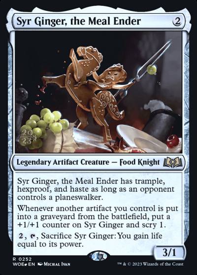 Syr Ginger, the Meal Ender PWOE-252S Wilds of Eldraine Promos Magic card
