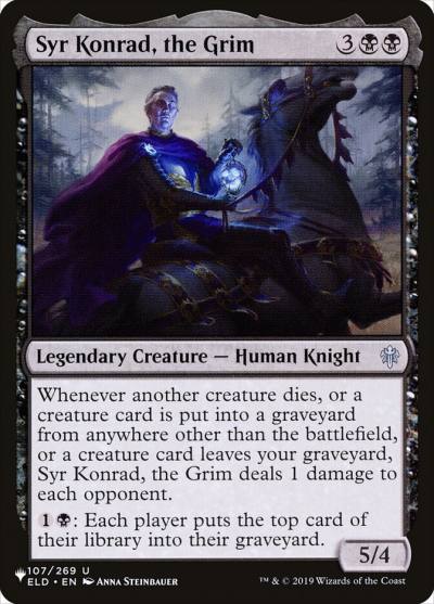 Syr Konrad, the Grim PLST-ELD-107 The List Magic card
