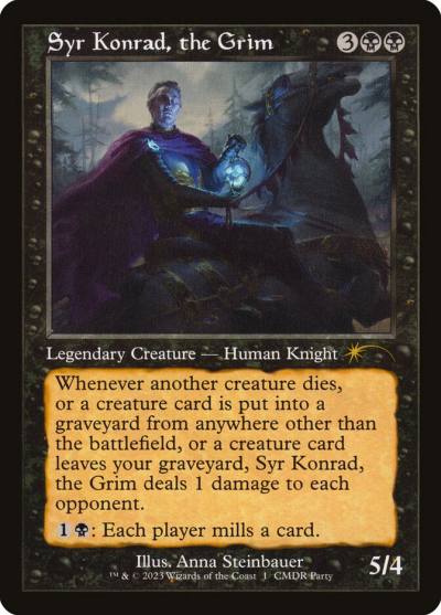 Syr Konrad, the Grim PW23-5 Wizards Play Network 2023 Magic card