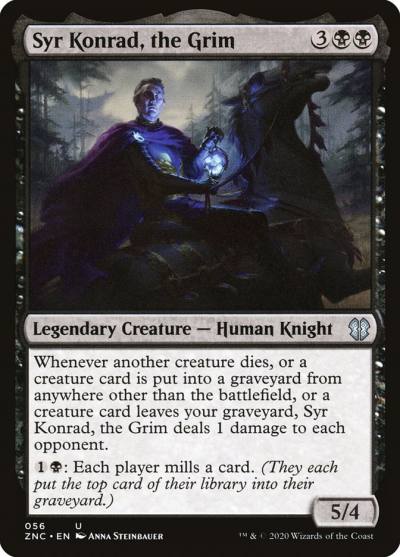 Syr Konrad, the Grim ZNC-56 Zendikar Rising Commander Magic card