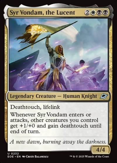 Syr Vondam, the Lucent 232 Edge of Eternities Magic card