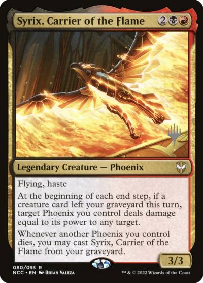 Syrix, Carrier of the Flame PNCC-80P New Capenna Commander Promos Magic card
