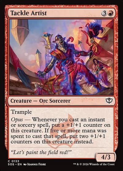 Tackle Artist 133 Secrets of Strixhaven Magic card