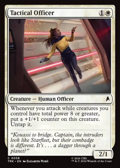 Tactical Officer TRK-38 Star Trek Magic card