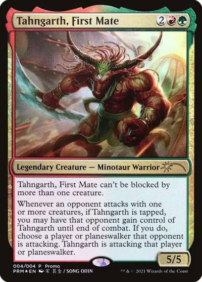 Tahngarth, First Mate PL21-4 Year of the Ox 2021 Magic card