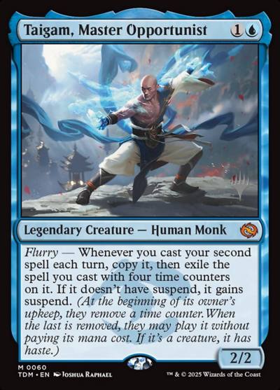 Taigam, Master Opportunist PTDM-60P Tarkir: Dragonstorm Promos Magic card