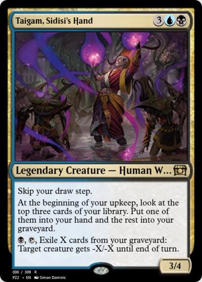 Taigam, Sidisi's Hand PZ2-65715 Treasure Chest Magic card
