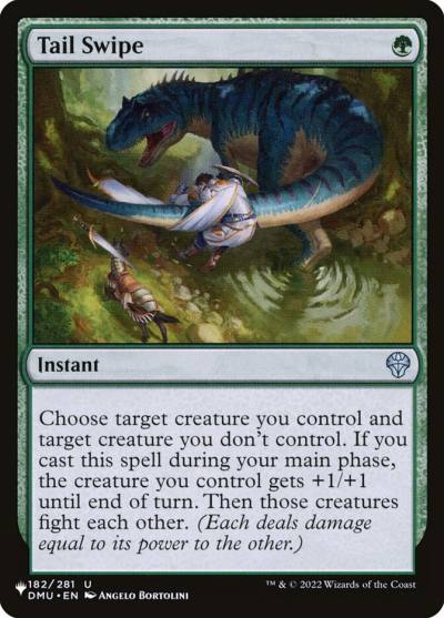 Tail Swipe PLST-DMU-182 The List Magic card