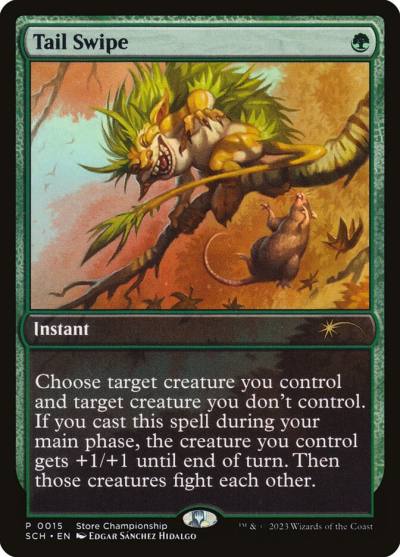 Tail Swipe SCH-15 Store Championships Magic card