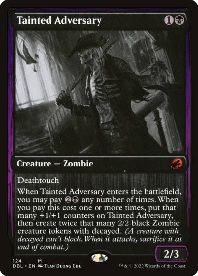 Tainted Adversary DBL-124 Innistrad: Double Feature Magic card