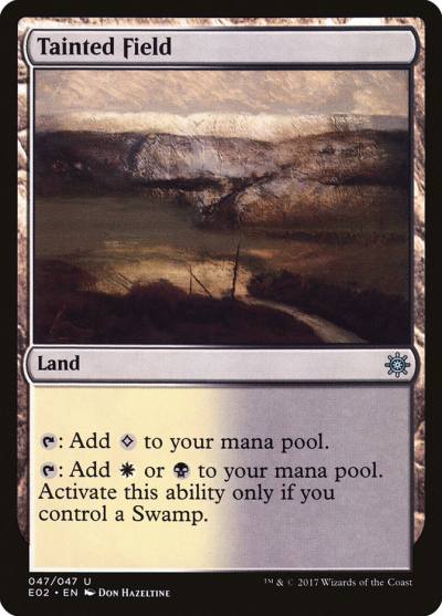 Tainted Field E02-47 Explorers of Ixalan Magic card