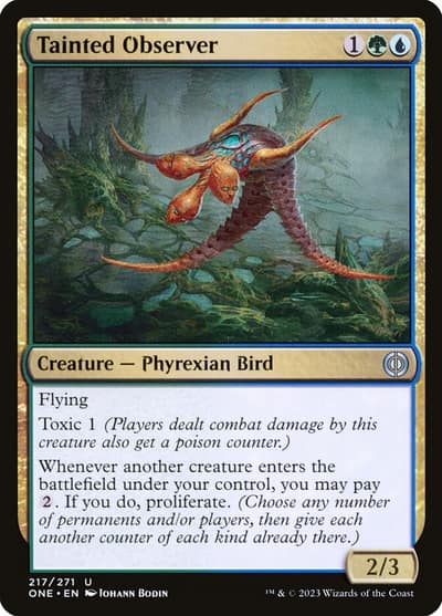 Tainted Observer 217 Phyrexia: All Will Be One Magic card