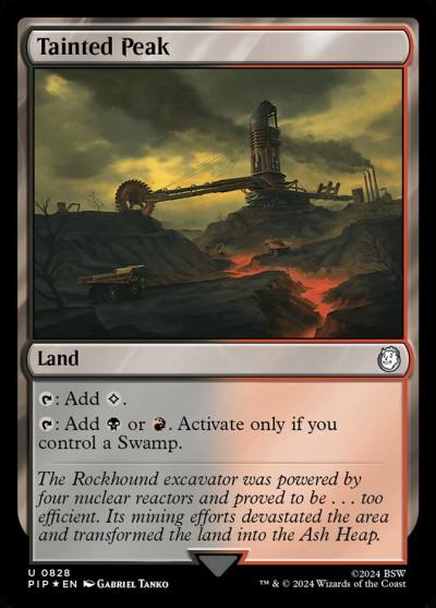 Tainted Peak PIP-828 Fallout Magic card