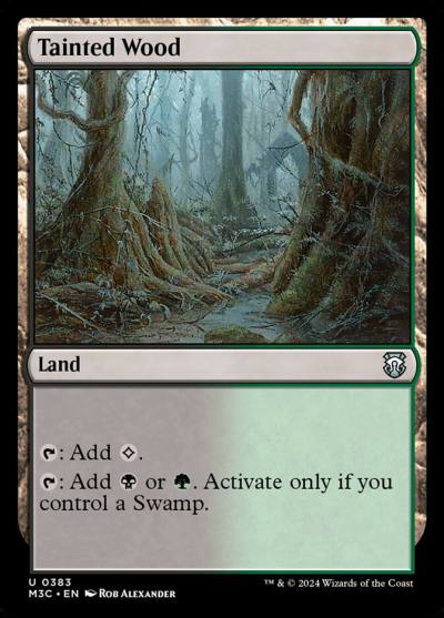 Tainted Wood M3C-383 Modern Horizons 3 Commander Magic card
