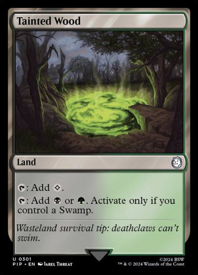 Tainted Wood PIP-301 Fallout Magic card
