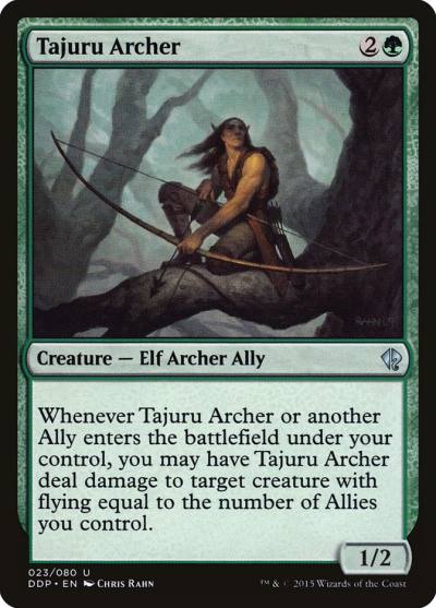 Tajuru Archer DDP-23 Duel Decks: Zendikar vs. Eldrazi Magic card