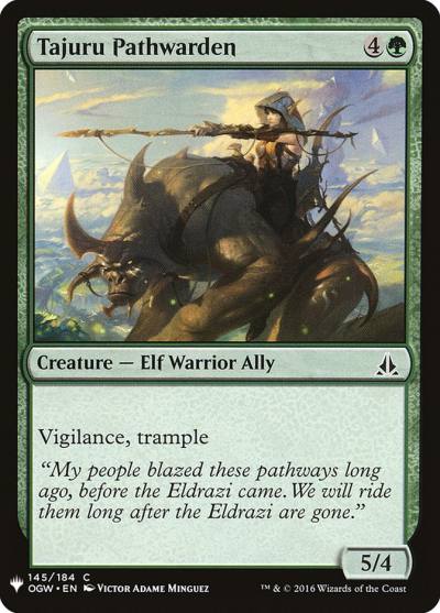 Tajuru Pathwarden PLST-OGW-145 The List Magic card