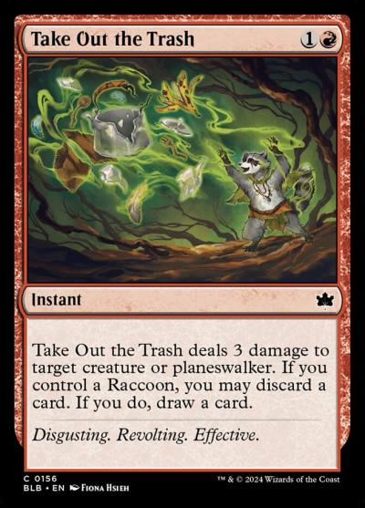 Take Out the Trash BLB-156 Bloomburrow Magic card