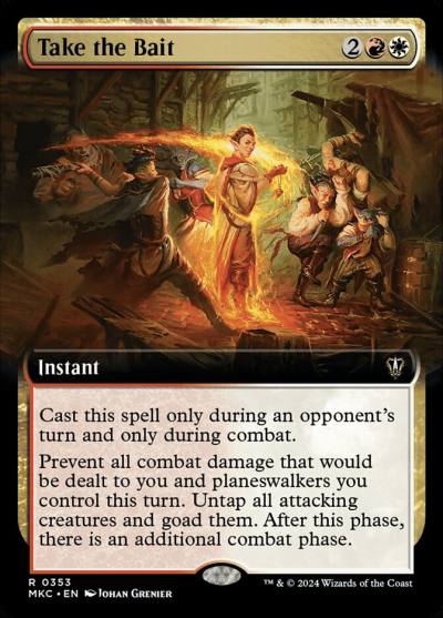 Take the Bait MKC-353 Murders at Karlov Manor Commander Magic card