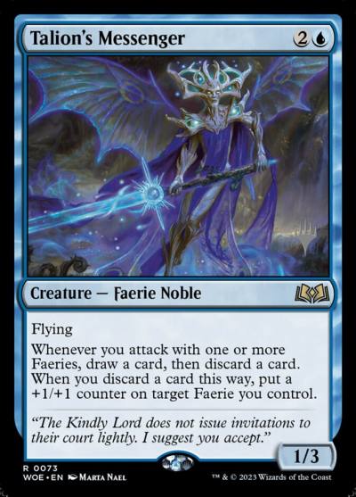 Talion's Messenger PWOE-73P Wilds of Eldraine Promos Magic card
