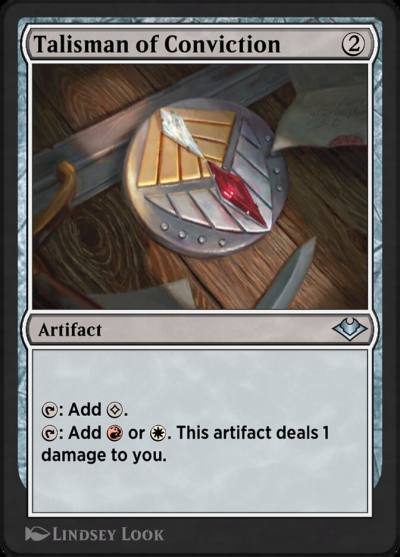 Talisman of Conviction AA1-17 Arena Anthology 1 Magic card
