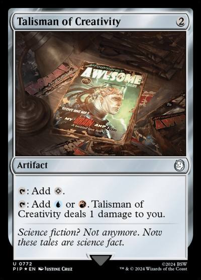 Talisman of Creativity PIP-772 Fallout Magic card