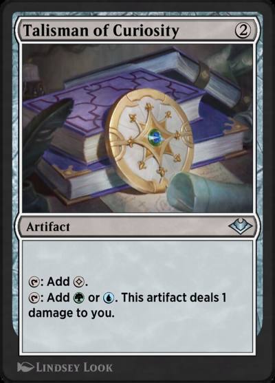 Talisman of Curiosity AA1-19 Arena Anthology 1 Magic card