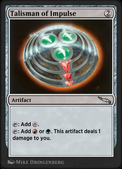 Talisman of Impulse AA1-22 Arena Anthology 1 Magic card