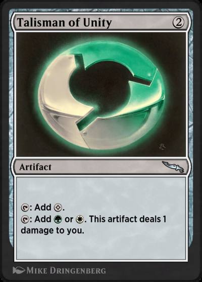 Talisman of Unity AA1-26 Arena Anthology 1 Magic card