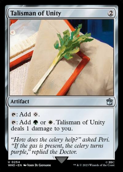Talisman of Unity WHO-254 Doctor Who Magic card