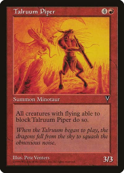 Talruum Piper 98 Visions Magic card