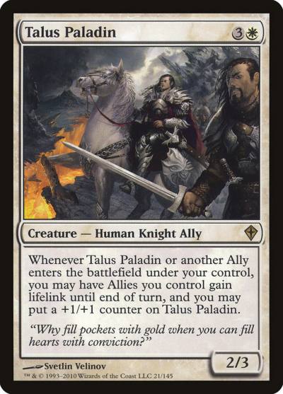 Talus Paladin 21 Worldwake Magic card