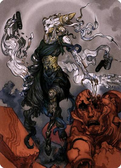 Tamiyo, Compleated Sage // Tamiyo, Compleated Sage ANEO-76 Neon Dynasty Art Series Magic card