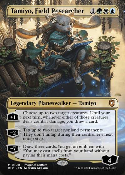 Tamiyo, Field Researcher BLC-100 Bloomburrow Commander Magic card