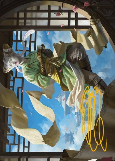 Tamiyo, Inquisitive Student // Tamiyo, Inquisitive Student AMH3-17 Modern Horizons 3 Art Series Magic card