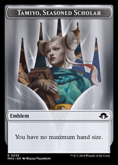Tamiyo, Seasoned Scholar TMH3-35 Modern Horizons 3 Tokens Magic card