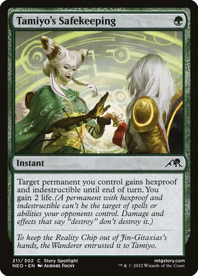 Tamiyo's Safekeeping NEO-211 Kamigawa: Neon Dynasty Magic card