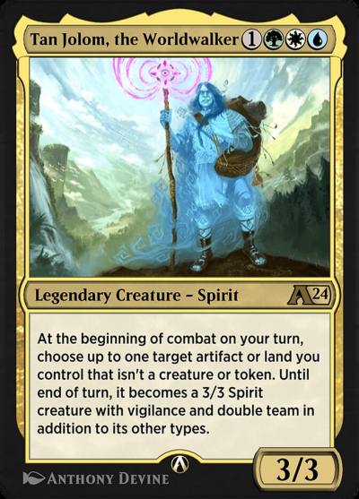 Tan Jolom, the Worldwalker YLCI-30 Alchemy: Ixalan Magic card