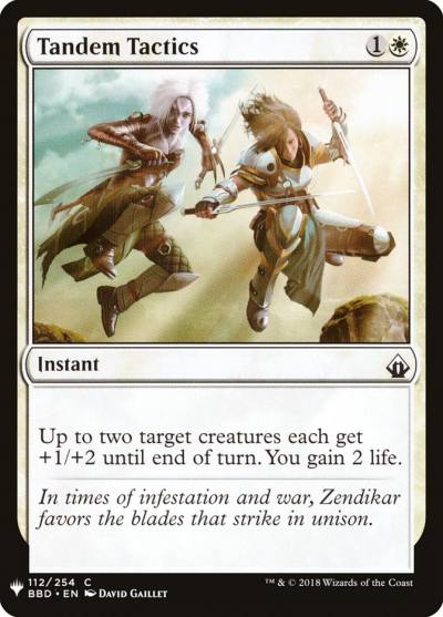 Tandem Tactics PLST-BBD-112 The List Magic card