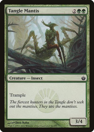Tangle Mantis 91 Mirrodin Besieged Magic card