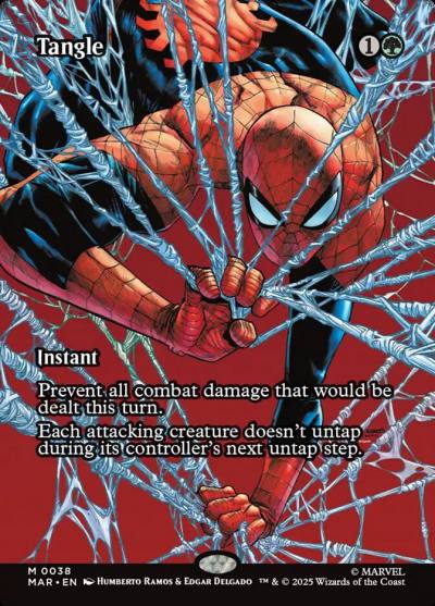 Tangle MAR-38 Marvel Universe Magic card