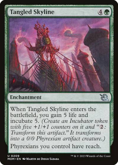 Tangled Skyline MOM-209 March of the Machine Magic card