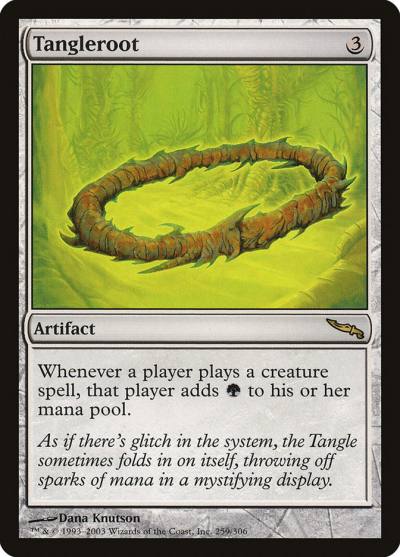 Tangleroot MRD-259 Mirrodin Magic card