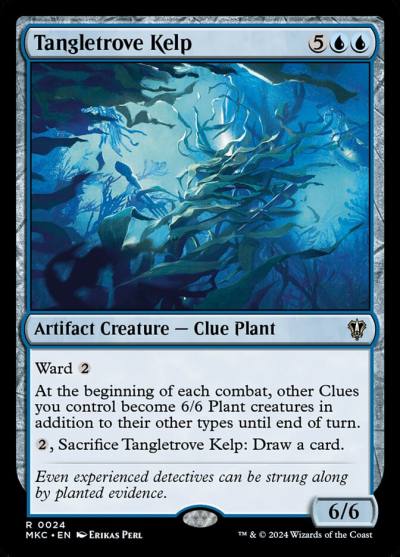 Tangletrove Kelp MKC-24 Murders at Karlov Manor Commander Magic card