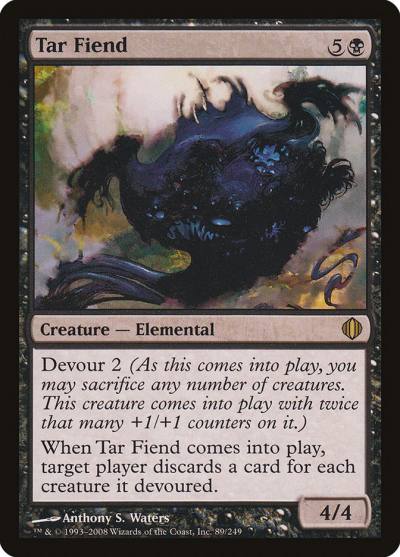 Tar Fiend 89 Shards of Alara Magic card