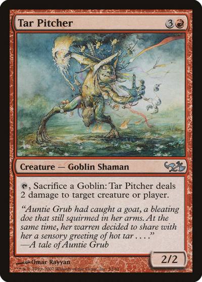 Tar Pitcher DD1-53 Duel Decks: Elves vs. Goblins Magic card
