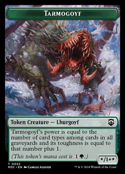 Tarmogoyf TM3C-22 Modern Horizons 3 Commander Tokens Magic card
