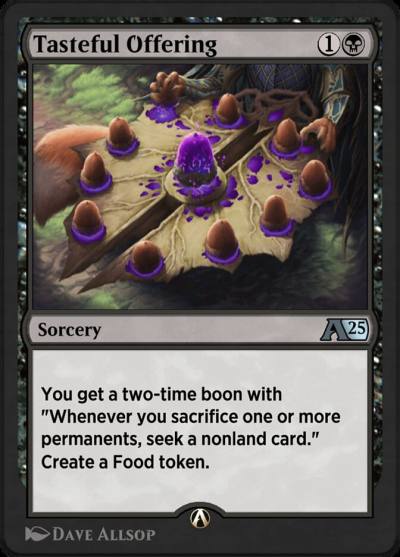 Tasteful Offering YBLB-12 Alchemy: Bloomburrow Magic card