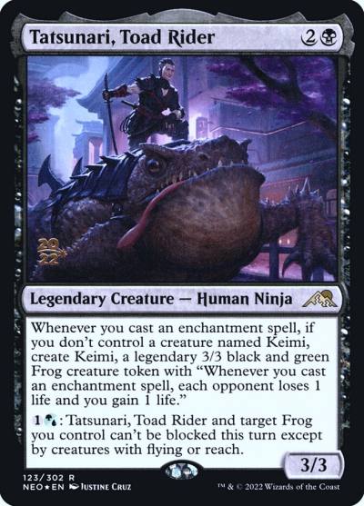Tatsunari, Toad Rider PNEO-123S Kamigawa: Neon Dynasty Promos Magic card